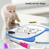 Small Dry Erase White Board 11.5x8" with 5pcs Dry Erase Markers, Double Sided Dry Erase Lapboard with Lines, Mini Hanging Whiteboard for Kids (Blu...