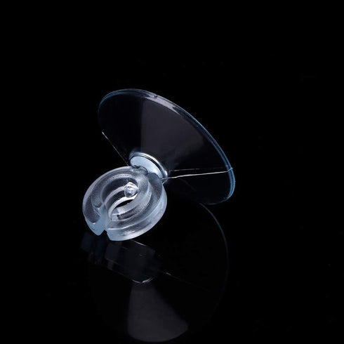 10Pcs Aquarium Suction Cup, Transparent Plastic Sucker with Clips Fish for Tank Pipe Hose Tube Holder Fish Tank Suction Cups Aquarium Air Pump Acc...