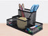 Students Office Desk Mesh Style 4 Compartments Metal Pen Holder Office Desk Organizers...