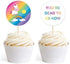 Andaz Press Funny Farewell Retirement Party Decorations, You're Dead to Us Now, Cupcake Toppers DIY Kit, 20-Pack...