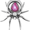 Spider Phone Ring Holder, Mobile Phone Grip Holder 360 Degree Rotatable Compatible with All Smartphones and Tablet (Pink)...