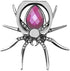Spider Phone Ring Holder, Mobile Phone Grip Holder 360 Degree Rotatable Compatible with All Smartphones and Tablet (Pink)...