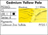 Grumbacher Pre-Tested Oil Paint, 37ml/1.25 Ounce, Cadmium Yellow Pale (P036G)...