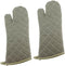New Star Foodservice Oven Mitts with Extra Defense, up to 400F, Set of 2 (Olive (Flame Retardant), 17-Inch (Set of 2))...