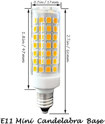 e11 led Bulb 75w 100w Equivalent dimmable,Warm White Pack of 2…...