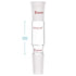 stonylab Glass Straight Connecting Adapter, 70mm from 24/40 Outer Joint to 24/40 Inner Joint for Laboratory Lab Supply, Borosilicate Glass...