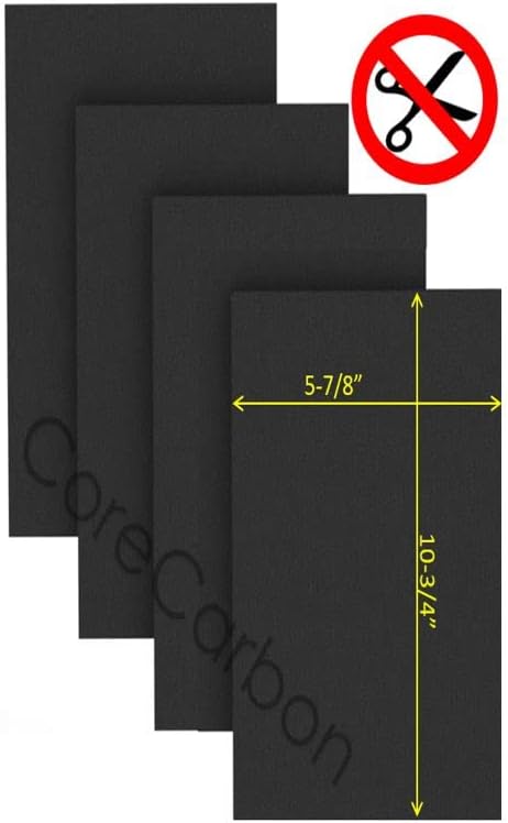 4-Pack Exact Fitment Pre-Filter Designed to Fit Honeywell Insight Series Models HPA080B, HPA080W, HPA080...