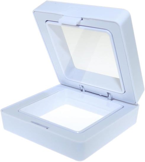 10PCS White 5 x 5 x 2cm 3D Floating Display Case 3D Floating Frame Display Holder Stands 3D Floating Jewelry Frame Coin Display Stands Jewelry Box...