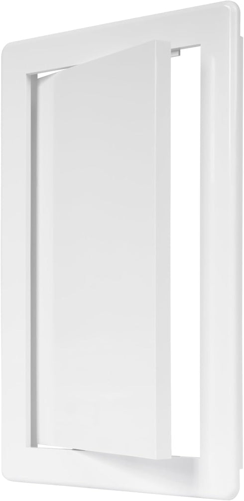 6" x 10" White Plastic Access Panel. Service Shaft Door Panel. Plumbing, Electricity, Heating, Alarm Wall Access Panel for Drywall. Bathroom Servi...