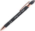 Pray Wait Trust | Black Ink Retractable Ballpoint Pen | Touch-Screen Stylus Tip | Religious Gift for Men and Women With Gift Box | Dark Grey...