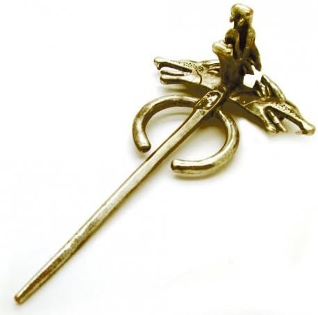 Game Of Thrones Daenerys Targaryen Three-Headed Dragon Brooch...