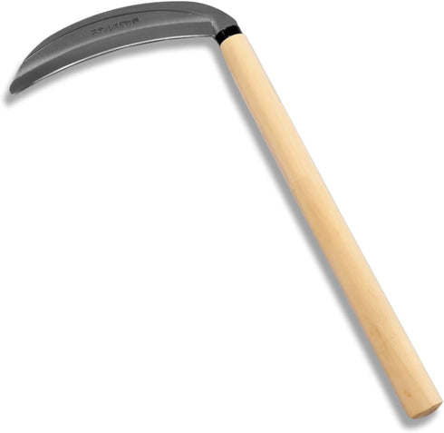 KAKURI Grass Sickle Garden Tool, Japanese Style Kama Weeding Sickle, 7.5" Stainless Steel Blade...