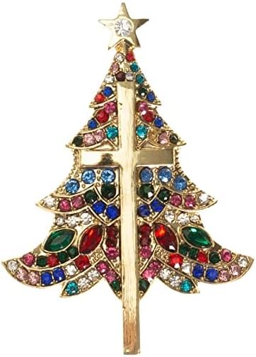 Roman 2.5 Inches Christmas Cross Tree Pin...