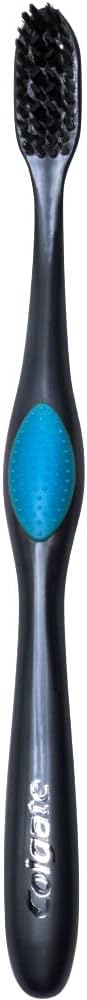 Colgate 360 Charcoal Infused Toothbrush, Floss-Tip Bristles, Soft (Colors Vary) - Pack of 4...