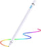 Stylus Pen for iOS Android Touch Screens Pencil Compatible with iPad/iPad Pro/Air/Mini/I Phone/Cellphone/K indle/Apple Tablet Drawing Pencil (Whit...