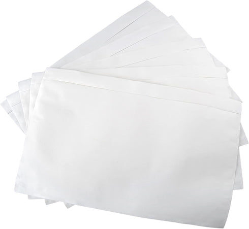 Shipping Labels Sleeves, Packing Slip Envelope Pouches 7.5" x 5.5" Packing List Mailing Envelopes with Clear Self-Adhesive (50 Pack)...