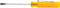 Klein Tools A131-2 1/8-Inch Flat Head Screwdriver with Keystone Tip, Made in USA, Pocket Clip, 2-Inch Round Shank and Comfordome Handle...