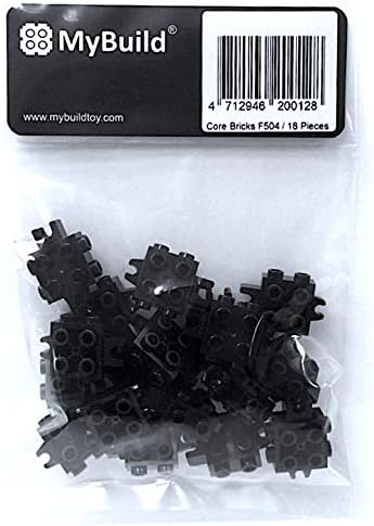 MyBuild Bricks Creative Building Bricks F504 - Build Mech Section, Toy Building Block Spare Parts Socket and Clip 18 Pieces...