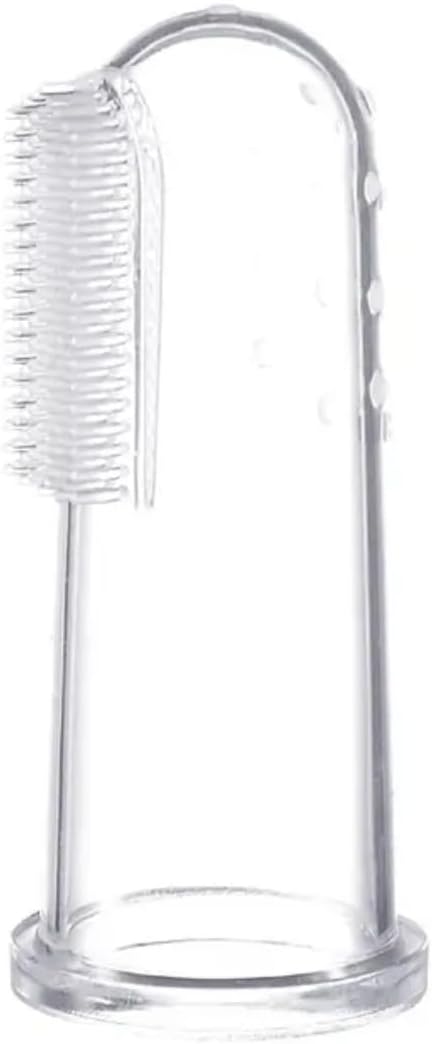 U-Shaped and Finger Kids Gum and Toothbrush (2, Blue Heart)...