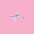 100 Pcs Mini Satin Ribbon Twist Tie Bows Flowers Appliques DIY Craft for Sewing Scrapbooking Wedding and Gift Decoration, with Glue Craft Points (...