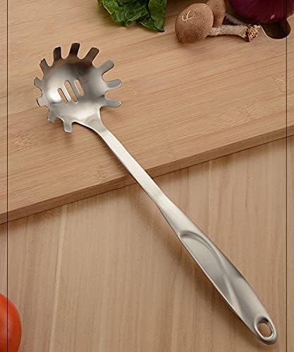 Stainless Steel Pasta Server Set 1x 8-inch Serving Tongs 1x 12-inch Spaghetti Claw Teethed Ends Design Kitchen Tools...