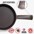 Leather Cast Iron Skillet Pan Handle Cover Thick Heat Resistant Leatherpan Handle Doubled Layer Handle Holder for Cast Iron Skillets & Pans (Handm...
