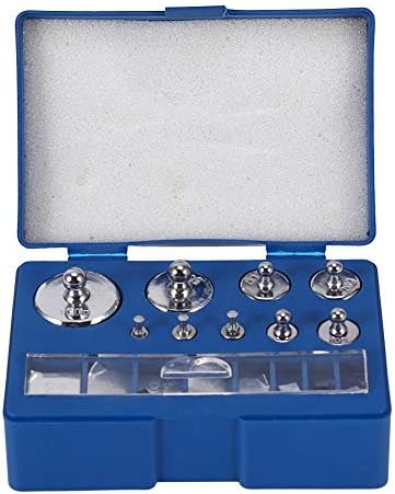 Scale Weights Kit, 17Pcs 10mg-100g Grams Scale Balance Calibration Weight Kit with Plastic Storage Case, 17pcs is 211.1 Gram Total...