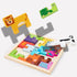 Wooden Puzzle for Kids, Toddlers, Girls Boys Baby Kids, Learning Educational Montessori Toys for 3+ Years Old, Animal Jigsaw Puzzle, Christmas Bir...