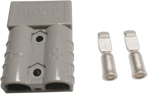 50Amp Power Connector Plug 50A Quick Connect Disconnect 600 V 2 Pairs(4pcs) for 50Amp Battery Connector(6AWG, Grey)...