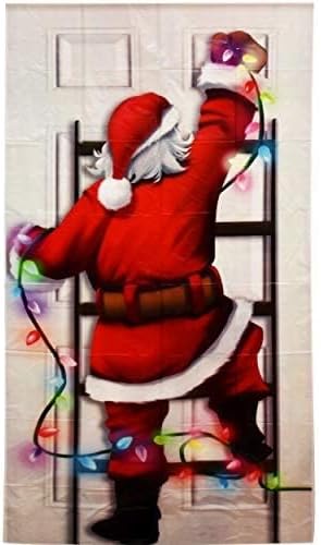4 Pack Christmas Bathroom and Front Door Holiday Decorations and Covers...