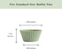The Silicone Kitchen Reusable Silicone Baking Cup Silicone Muffin Liners for Cupcakes, BPA Free, Regular, 12 Pack, White Blue Green...
