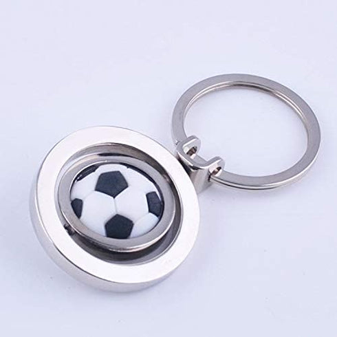 Rotatbale Basketball Soccer Golf Ball Keychains for Boys Girls Womens Mens Ball Related Gift for Birthday Christmas Souvenir...