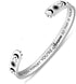 Pingyongchang 2pcs Personalized Cuff Bracelets for Women Teen Girls Her Stainless Steel Inspire Cuff Bangle Friendship Motivational Jewelry Collea...