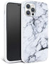 FELONY CASE iPhone 13 Pro Max Case - White Polished Marble iPhone Case - Wireless Charging Compatible - Anti-Scratch, 360° Shockproof Protective C...