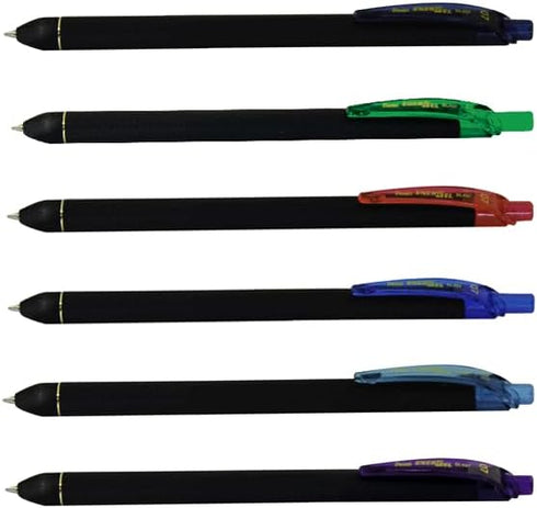 Pentel EnerGel Kuro Liquid Gel Pen, (0.7mm) Medium line, Green Ink, 12 Pack (BL437R1-D)...