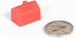 Plastic Hotels: Red Color Board Game Replacement Hotel (Colored Miniature Town & City Buildings, Board Game Playing Pieces)...