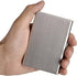 SCYORK Rfid Blocking Stainless Steel Card Holder Case,Ultra-slim Metal Brushed Steel RFID Blocking Wallet, Slim Anti-Scan Contactless Keyless Cred...