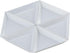 40Pcs White Bead Sorting Trays Triangle Shape Jewelry Storage Plate Painting Plastic for Craft and DIY Needs...