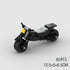 65PCS Mini Orange Racing Vehicle Motorcycle Building Blocks Stem Bricks Sets,Toys for Boys & Adults...