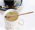 6 PCs Stainless Steel Mixing Spoon with Rose Gold Finish - Stirrer Spoon with Shovel-Shaped Head for Coffee, Ice Tea, Soft Drink, Cocktail, Length...
