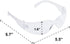 ROAR Men's Flexible Safety Glasses, Clear, 12 Pairs Per Box, ANSI Z87+ Certified, UV Protection, Comfortable, Durable, Impact Resistant...