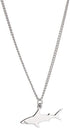 Minimalist Animal Silver Shark Pendant Necklace for Women Cute Dainty Animal Fish Pendant Necklace for (Silver)...
