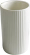 Striped Ceramic Toothbrush Cup, Couple Toothbrush Cup, 10.5 oz Simple Toothbrush Cup, Drinking Cup, Tea Cup (White)...