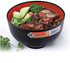 JapanBargain, Set of 2 Japanese Large Ramen Bowls – 38oz Pho, Udon, Noodle, and Cereal Bowls – Black and Red Lacquer Plastic – Microwave & Dishwas...