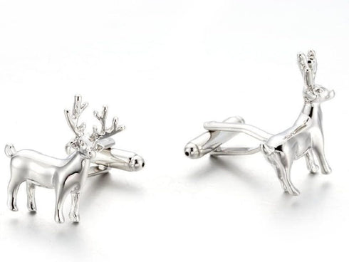 Deer Cufflinks for Men, Stag Deer Head Cufflinks, Viking Animal Cuff Links, Elk Deer Shirt Tuxedo Cufflinks, Punk Cufflinks French Cufflinks, Best...