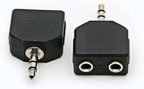3.5mm Headphone Y Splitter, Gold Plated 3.5mm 1/8 inch Male to Dual Female Stereo Jack Adapter Converter,3-Pack......