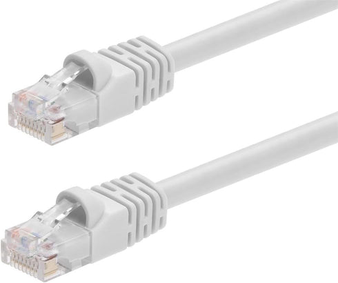 Monoprice 1FT 24AWG Cat5e 350MHz UTP Ethernet Bare Copper Network Cable - White...