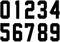 Fanbay 22 Pieces 5 Inch Iron on Numbers Heat Transfer Number 0 to 9 for Sports T-Shirt Jersey Football Baseball,Team t-Shirt (Black Color 0-9)...