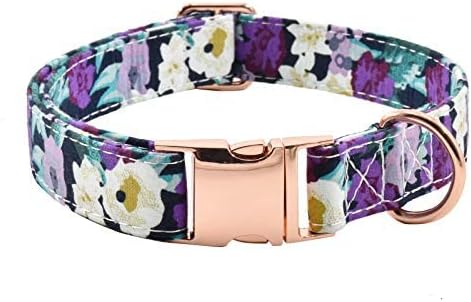 Metal Buckle Dog Collar, Durable Adjustable Dog Collar Soft for Small Medium Large Dogs...