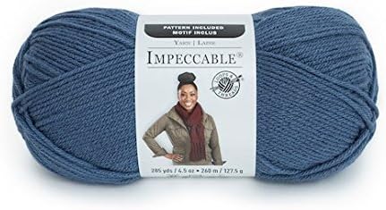 Loops & Threads Impeccable Yarn 4.5 oz. One Ball - Blue Moon...